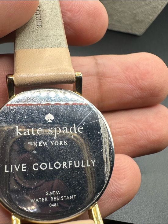 Kate Spade Women’s Its 5 O’Clock Somewhere Leather Watch Needs Battery main image 6